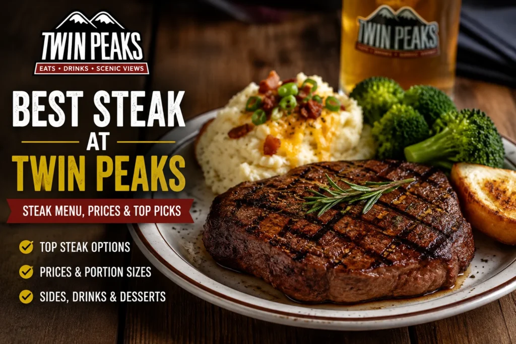 best steak at twin peaks