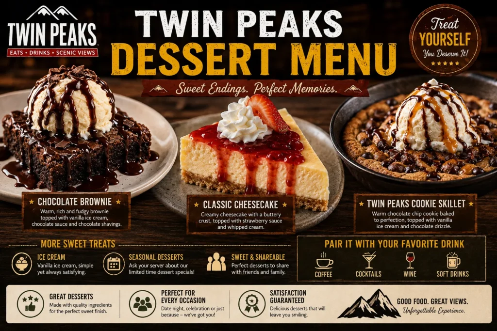 Twin Peaks Desserts Menu twin peaks dessert menu