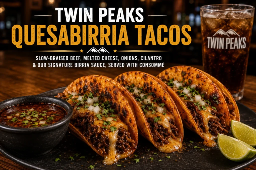 Twin Peaks Quesabirria Tacos Twin Peaks Quesabirria Tacos