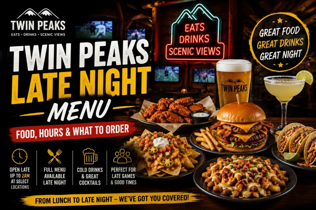 twin peaks late night menu